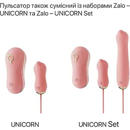 Пульсатор Zalo AVA Attachment для вібратора Zalo AVA/Zalo Unicorn Sakura Pink (SX0710) [169279] - мініатюра 8
