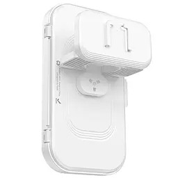 Водонепроникний тримач Hoco HD16 Wave настінний White - мініатюра 2