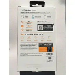 Протиударний чохол Gear4 Piccadilly MagSafe Periwinkle для iPhone 14 / iPhone 13 (6.1") Прозорий - мініатюра 3
