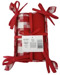 Набір рушників Soho 40x60см White&Red 2шт pbe0050699 - мініатюра 2