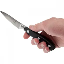 Кухонний ніж Victorinox Grand Maitre Carving лезо 8см з чорн. ручкою у подар.упак. - мініатюра 2