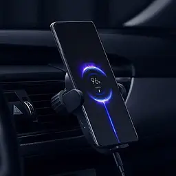Автоутримувач XiaomiXiaomi 30W Wireless Car Charger W03ZM BHR7063CN Black - мініатюра 5