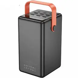 Універсальна мобільна батарея Hoco DB03 100000mAh Max Centurion PD 65W LCD Lamp (Чорна) - мініатюра 2