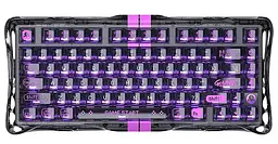 Клавіатура GravaStar Mercury K1 Lite 80keys BSUN Grey BT/WL/USB Transparent Black (GSV75LITE_XTAL_BLK)