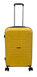 Валіза середня Worldline Airtex 291 поліпропілен M Жовтий