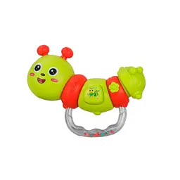Дитяча брязкальце "Гусеничка" Bambi 855-216D, тріскалка, пищалка