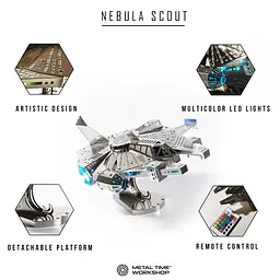 Колекцiйна модель Metal Time Nebula Scout Spaceship MT098 - мініатюра 3