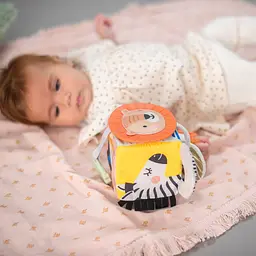 Розвиваюча іграшка-кубик Taf Toys Саванна Веселі звірятка (12755) - мініатюра 3