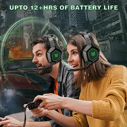 Навушники 2 в 1 комбо Onikuma K10 Gaming with LED 2.4Ghz та 3.5mm - мініатюра 8