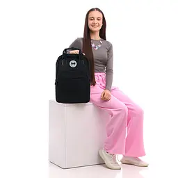 Рюкзак GoPack Teens 122M-1 Чорний (GO26-122M-1) - мініатюра 23