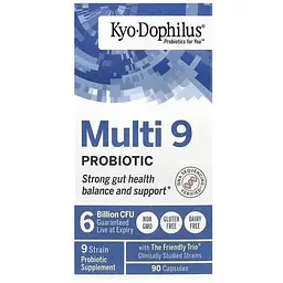 Пробіотики мульти Kyolic Kyo-Dophilus 6 млрд КУО 90 капсул - мініатюра 3