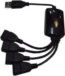 USB-хаб Lapara USB 2.0 4-ports (LA-UH803-A) Black