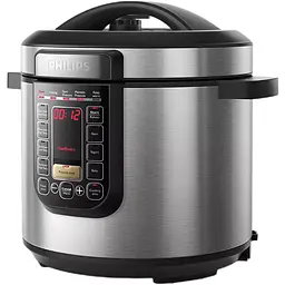 Мультиварка Philips Viva Collection 1300 Вт чорна (HD2237/41) - мініатюра 2