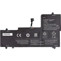 Акумулятор PowerPlant для ноутбуків LENOVO Ideapad Yoga 710-14ISK (L15M4PC2) 7.6V 6800mAh (NB481668) - мініатюра 2