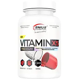 Витаминно-минеральный комплекс Genius Nutrition Vitamin-X5 120 таблеток