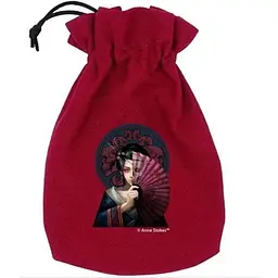 Мішечок для кубиків Anne Stokes Dice Pouch: Geisha Skull (BAST203)