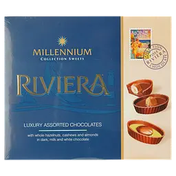 Набір: Вино напівігристе Moinet Prosecco Frizzante DOC біле напівсухе 0.75 л + Цукерки Millennium Riviera 125 г - мініатюра 3