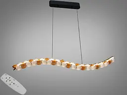 Люстра підвісна LED Diasha MD2511/1000CG шампань 55Вт пульт