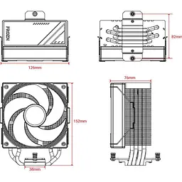 Кулер для процесора ID-Cooling Frozn A410 SE ARGB Black [148515] - мініатюра 7