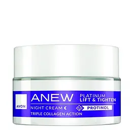 Нічний крем для обличчя Avon Anew Platinum «Ліфтинг та зміцнення», 15 мл (158511565)