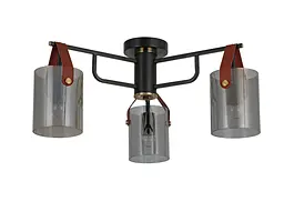 Люстра в стилі лофт на 3 плафони G 321036/3 Copper+Matt black - мініатюра 2