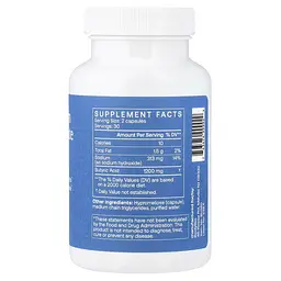 Здоров'я кишківника Sodium Butyrate 60 капсул BodyBio vit0005955 - мініатюра 2