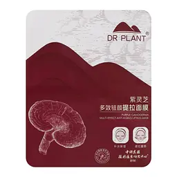 DR.PLANT Ganoderma Multi-Effect Anti-Aging Lifting Mask ліфтинг маска-корсет для обличчя з екстрактом рейші, 1 шт