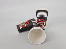 Склянки паперові одноразові, 340 мл, BUGS BUNNY, 50 штук, для гарячих і холодних напоїв - мініатюра 2
