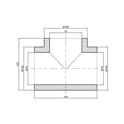 Трійник PPR Thermo Alliance 75 DSC007 - мініатюра 1
