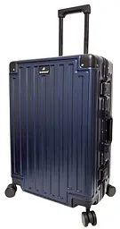 Валіза середня M Madisson Snowball 66503 M 64x43x26 см 100% полікарбонат на клямках Темно-синій