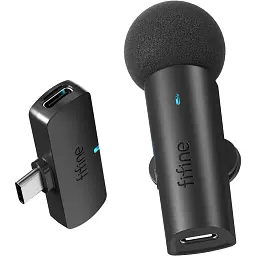 Мікрофон петличний Fifine M6 Wireless Black UA - мініатюра 2