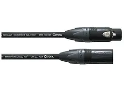 Микрофонный кабель балансный XLR Male — XLR Female 2.5м Cordial CPM 2,5 FM FLEX - мініатюра 1