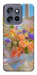 Чохол Demsky Яскравий букет для Motorola Edge 50 Neo