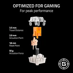 Набір механічних перемикачів RAZER Mechanical Switches Pack Orange Tactile switch (RC21-02040300-R3M1) - мініатюра 4