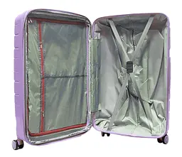 Валіза велика Milano bag 0306 поліпропілен L Бузковий - мініатюра 4