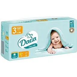 Підгузки Dada Extra Soft 3 4-9 кг 54 шт.