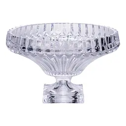 Фруктовниця скляна на ніжці Ø29 см Прозорий Yiwu HP-19-139RB - мініатюра 2
