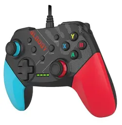 Геймпад Bloody GP30, Black/Red/Blue, USB, для ПК / PS3 / Switch / Android, подвійна вібрація, 1.8 м - мініатюра 2