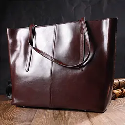 Жіноча шкіряна сумка Vintage 36х30х12 см sum0022703 - мініатюра 10