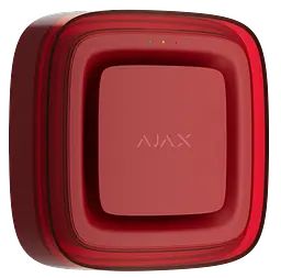 Бездротовий світловий адресний пожежний сповіщувач Ajax EN54 FireProtect (VAD) Jeweller Red