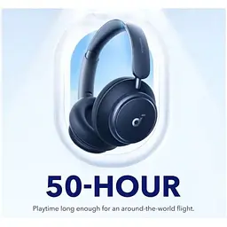 Навушники бездротові Anker SoundCore Space Q45 сині - мініатюра 7