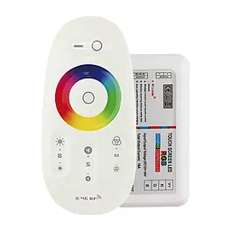 Контролер RGB для світлодіодної стрічки Eurolamp 144W(12V) 288W(24V) 4A/канал (CNTR/RGB(12-24V)) - мініатюра 2