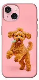 TPU чохол Demsky Happy poodle для Apple iPhone 15 (6.1")