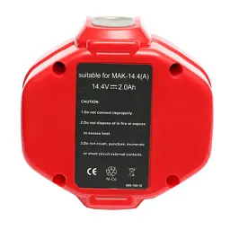 Акумулятор до електроінструменту PowerPlant для MAKITA GD-MAK-14.4(A) 14.4V 2Ah NICD (DV00PT0042) - мініатюра 2