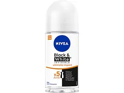 Антиперспірант роликовий NIVEA 50мл жін. Чорне та Біле Невидимий ULTIMATE IMPACT
