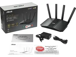 Бездротовий маршрутизатор (роутер) Asus RT-BE58U V2 (90IG0A70-MO9C00) - мініатюра 5