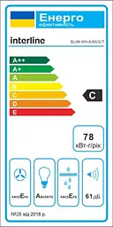 Витяжка Interline SLIM WH A/60/2/T - мініатюра 2