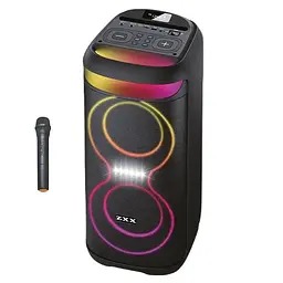 Акустична система No Brand ZXX-5505 6" + мікрофон Bluetooth/USB/SD/FM 30W Black