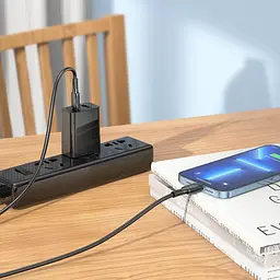 Дата кабель Borofone BX80 Succeed Type-C to Lightning 20W (1m) Black - мініатюра 4