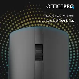 Мишка OfficePro (M175B) Silent Click Wireless Black (M175B) - мініатюра 8